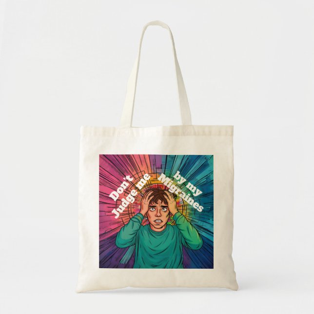 Tote Bag migraine migraine migraine (Devant)