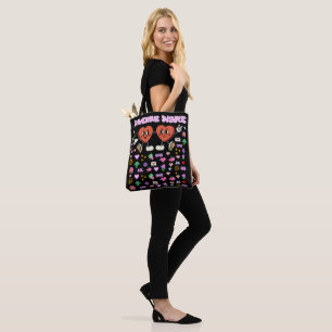 Tote Bag Mikitiez personnalisé valentine drôle lovebug logi