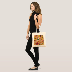 Tote Bag Mikitiez terre natale nature selfloe fleur rose