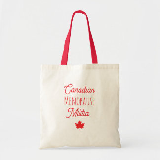 Tote Bag Milice canadienne de la ménopause Fourre-tout