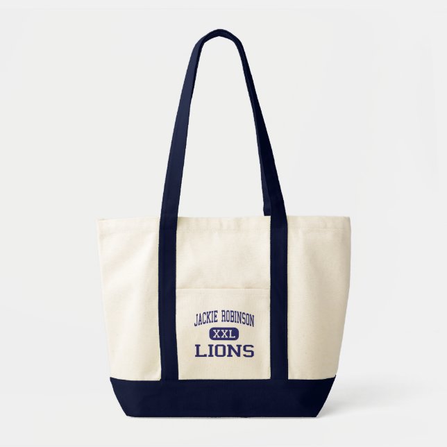 Tote Bag Milieu Milwaukee de lions de Jackie Robinson (Devant)