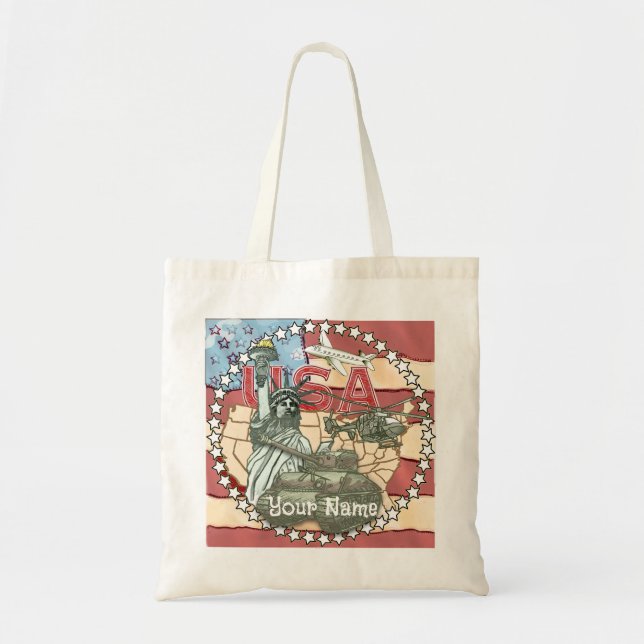 Tote Bag Militaire des États-Unis  (Devant)