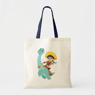 Tote Bag Min & Clover | Joyeux Cowgirl & Brontosaurus Ride