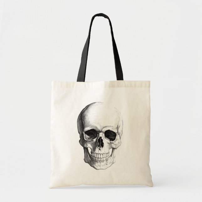 Tote Bag Mini Fourre-tout tête d'os (Devant)