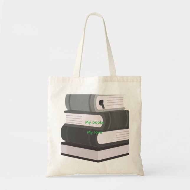Tote Bag Minimal Book Art (Devant)