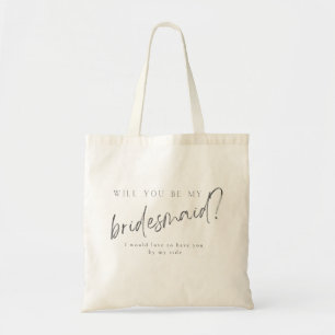 Tote Bag Minimal de la typographie moderne Mariage Bridesma