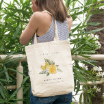 Tote Bag Minimal Lemon Botanical Boho Love Merci Mariage<br><div class="desc">Si vous avez besoin d'une personnalisation supplémentaire,  n'hésitez pas à m'envoyer un message sur yellowfebstudio@gmail.com .</div>