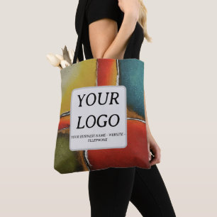Tote Bag Minimalisme Couleur Blocage Entreprise Promotion
