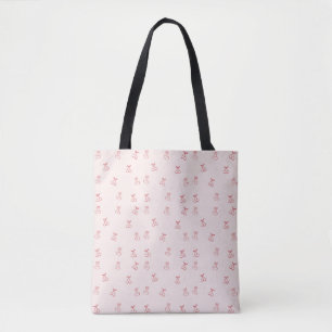 Tote Bag Minimalisme de contour de cerise