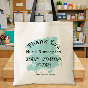 Tote Bag Minimaliste, Meilleure infirmière Merci Infirmière