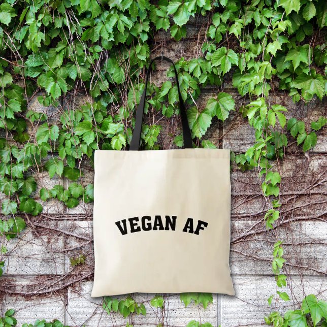 Tote Bag Minimaliste Vegan AF (Créateur téléchargé)