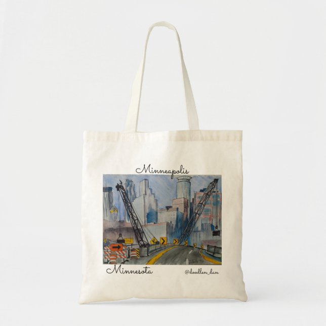 Tote Bag Minneapolis Minnesota (Devant)
