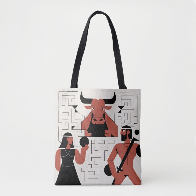 Tote Bag Minotaure Labyrinthe Fourre-tout (Devant)
