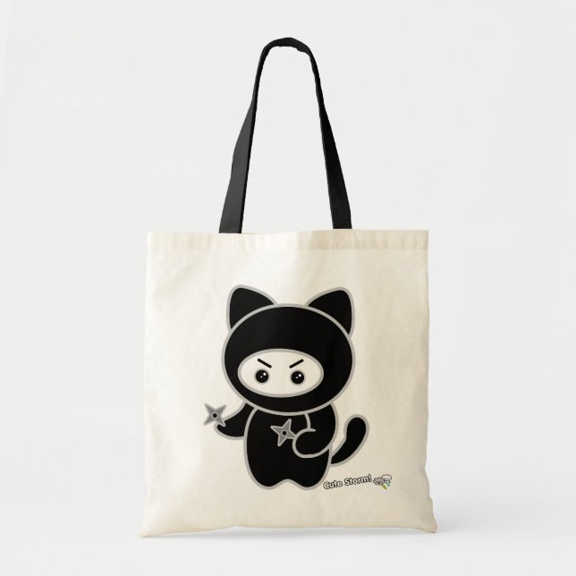 Tote Bag Minou fourre-tout de Ninja (Devant)