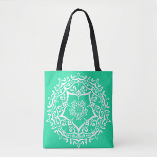Tote Bag Minty Mandala