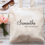 Tote Bag Minuscule domestique personnalisée, mariée Customi<br><div class="desc">Sac fourre-tout en toile de femme d'accueil personnalisée,  sac de mariée Customisé,  Sacs de bienvenue Mariage,  Sac fourre-tout pour le mariage de l'anniversaire de la femme d'accueil,  Lune de miel</div>