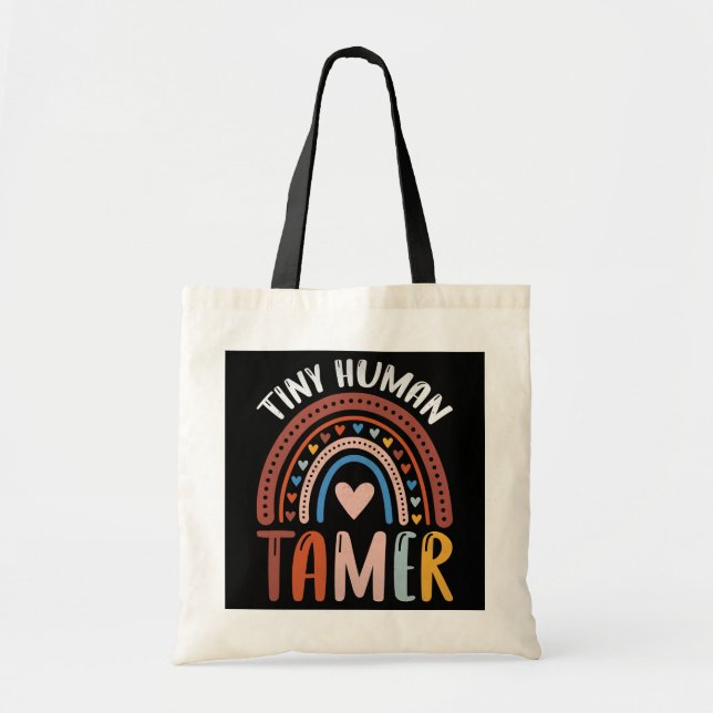 Tote Bag Minuscule professeur de garderie humaine Tamer Rai (Devant)