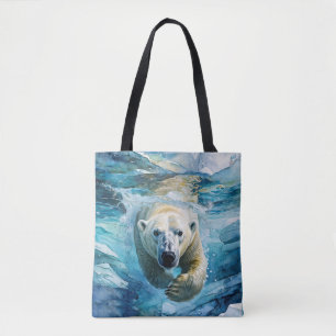 Tote Bag Mirage arctique : Le Monarque de la natation
