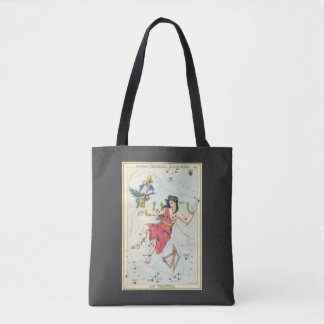 Tote Bag Miroir d'Urania, Carte céleste d'astronomie vintag