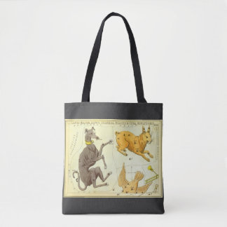 Tote Bag Miroir d'Urania, Carte céleste d'astronomie vintag