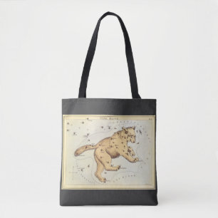 Tote Bag Miroir d'Urania, Carte céleste d'astronomie vintag