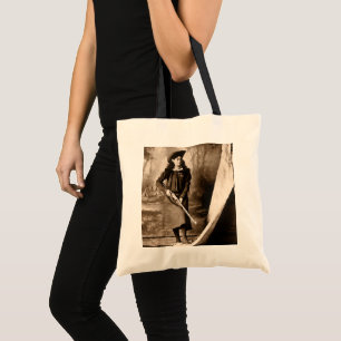 Tote Bag Miss Annie Oakley avec fusil, portrait photo vinta