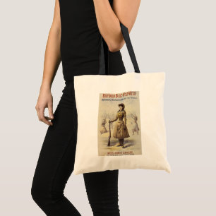 Tote Bag Miss Annie Oakley vintage, cowgirl western