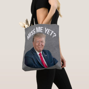 Tote Bag Miss Me Et Donald Trump
