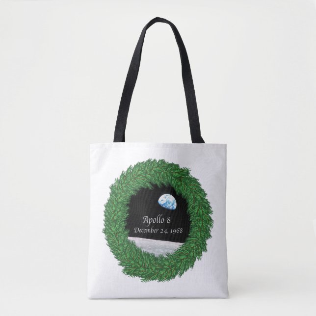 Tote Bag Mission Apollo 8 Christmas Eve Moon (Devant)