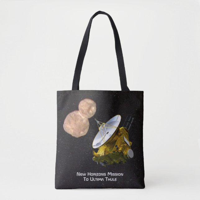 Tote Bag Mission Nouveaux Horizons À Ultima Thule (Devant)