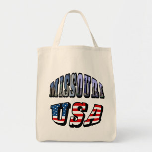 Tote Bag Missouri Picture et USA Text