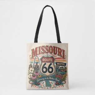 Tote Bag Missouri Route 66 Gateway Road Trip Fourre-tout Ch
