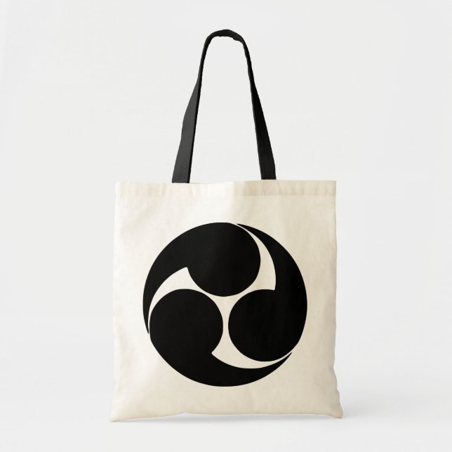 Tote Bag Mitsudomoe de Hidari, Japon (Devant)