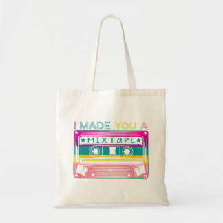 Tote Bag Mix Tape Retro 80s Nostalgie Vieux School Music