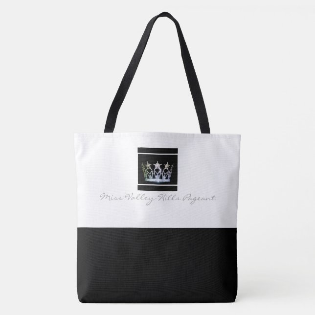 Tote Bag Mlle Amérique Etats-Unis dénomment la couronne (Devant)
