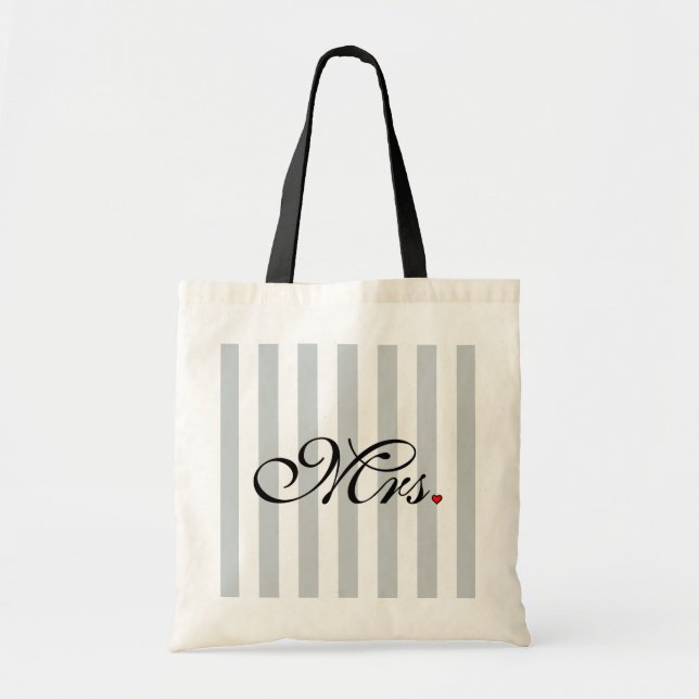 Tote Bag Mme Femme Mariée Cliquer pour Customiser des bande (Devant)