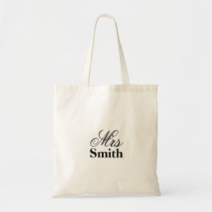 Tote Bag Mme Personalized Name