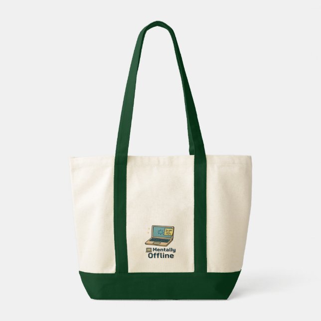 Tote Bag Mmental hors ligne - Portable drôle Chargement de  (Dos)
