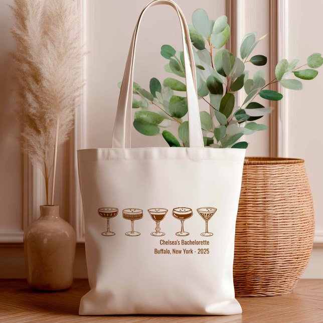 Tote Bag Mocha Bridesmaid Espresso Martini Bachelorette  (Créateur téléchargé)