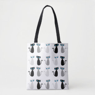Tote Bag Mod Cat Fourre-tout