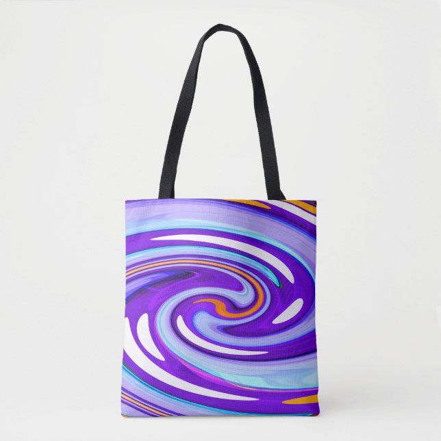 Tote Bag Mode art violet (Devant)