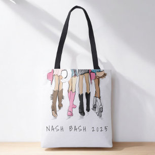 Tote Bag Mode de demoiselle d'honneur de Nashville Bottes d