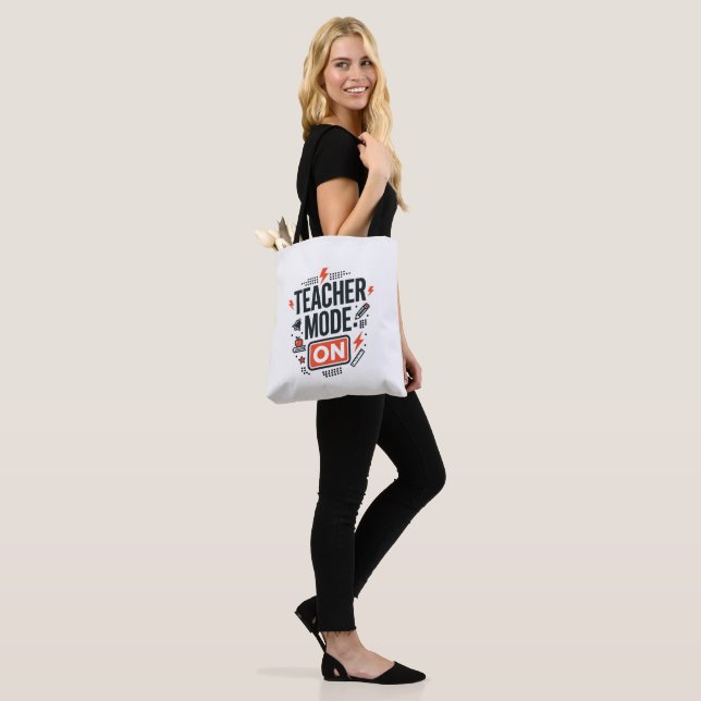 TOTE BAG MODE ENSEIGNANT : ACTIVÉ (Sur le modèle)