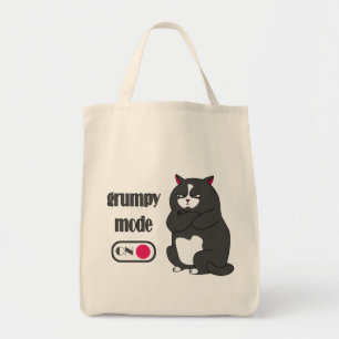 Tote Bag Mode grumeux sur drôle de gros chat