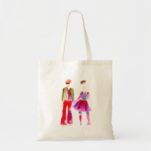 Tote Bag Mode illustration aquarelle boho