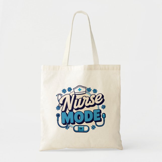 Tote Bag Mode Infirmière activé (Devant)