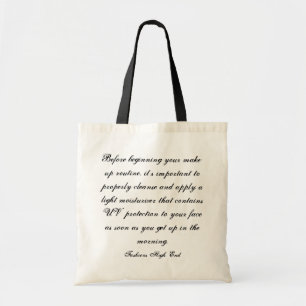 Tote Bag Mode maquillage quotidien haut de gamme Routine na