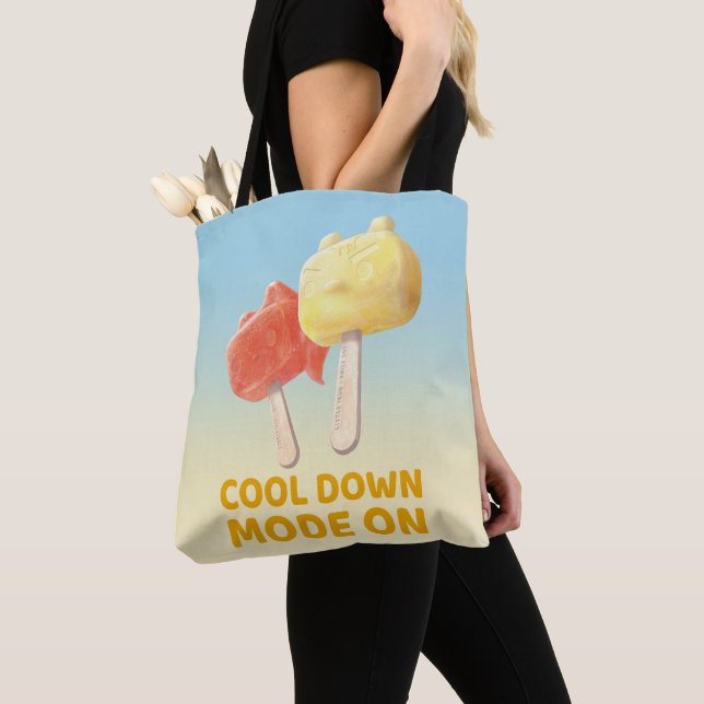 Tote Bag Mode Refroidissement Activé : T Fer & Popsicles Fi (De près)