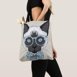 Tote Bag Mode Smart de chat siamois