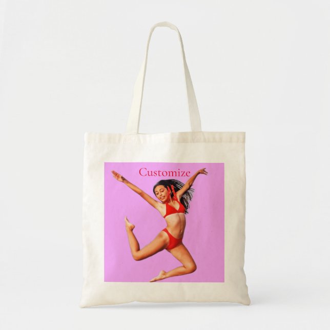 Tote Bag Modèle Bikini de danse Thunder_Cove (Devant)